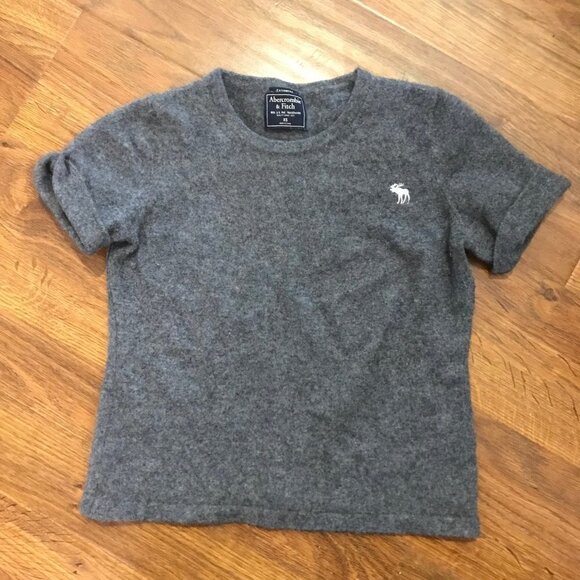 Abercrombie & Fitch cashmere short sleeve sweater - Picture 1 of 5